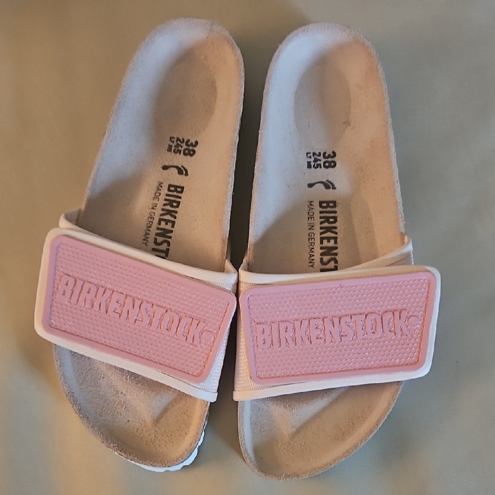 Birkenstock Light Pink Slide Sandals